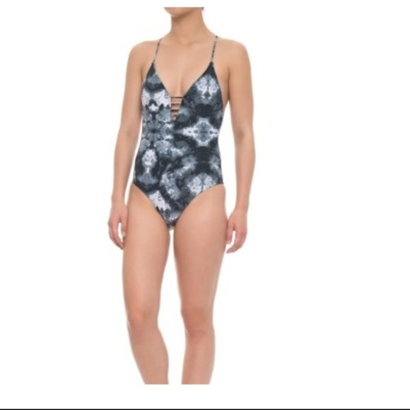 NWT Sea Level Black Marble one piece suit